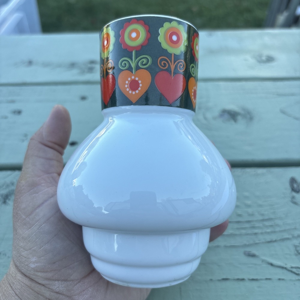 Vintage Holt Howard Ceramic Saki Decanter Vase MCM Red Poppy 70s Japan